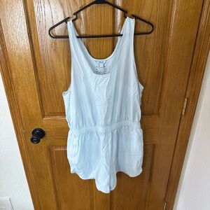Light Blue Sleeveless Romper